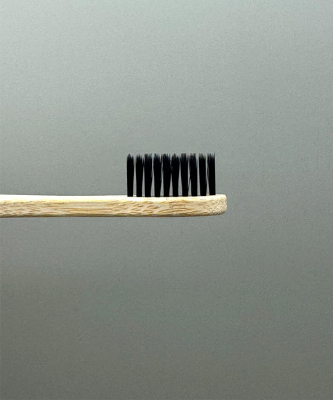 Natural Bamboo toothbrush with black bristle