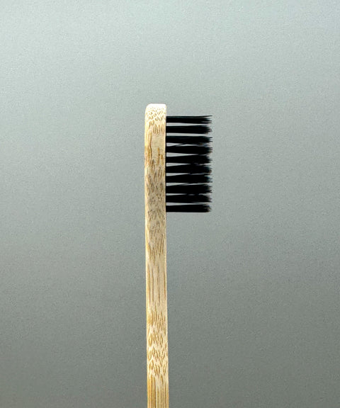 Natural Bamboo toothbrush with black bristle